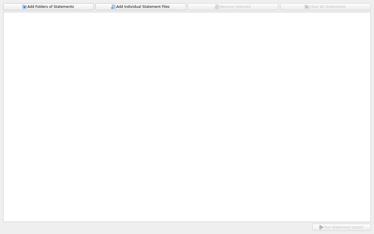 Import queue with statements added